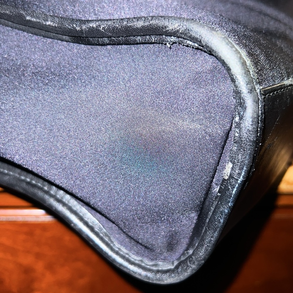 Vintage Coach 6216 Laptop Bag Nylon Leather Briefcase Shoulder Padded Bag  Black - Picture 9 of 12